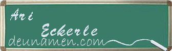 Ari Eckerle Visitenkarte